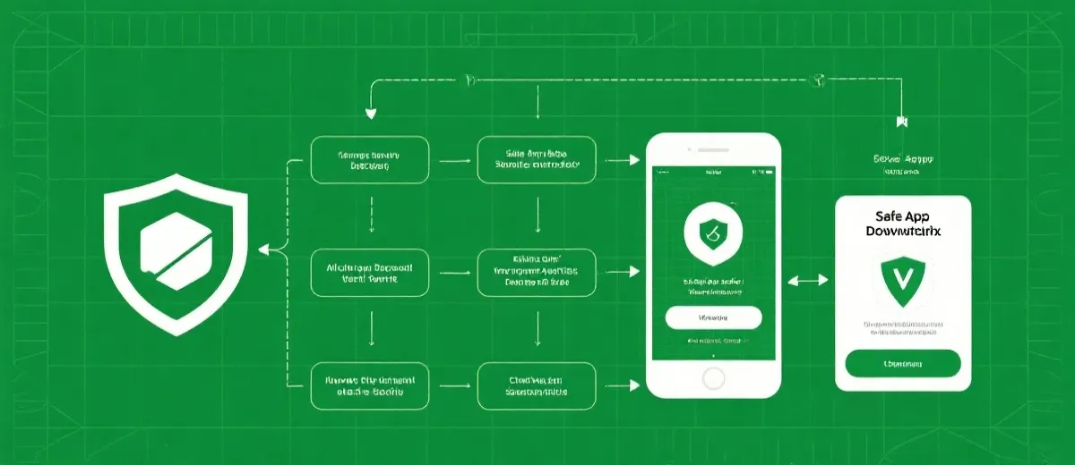 下载安全流程图示